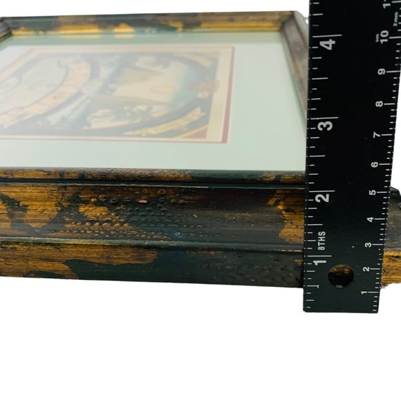 VTG Egypt Art Print By Richard Henson 16"x16" Framed Giza Ship Wall Art - Picture 4 of 9